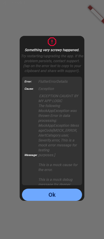 System Error Widget Dialog2
