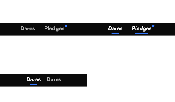 Underline Bar Button Payments