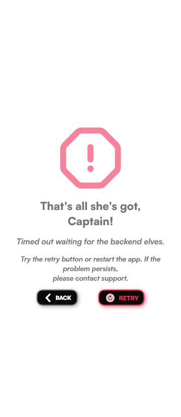 App Error Widget