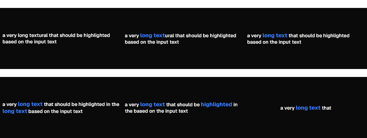 Highlighted Text