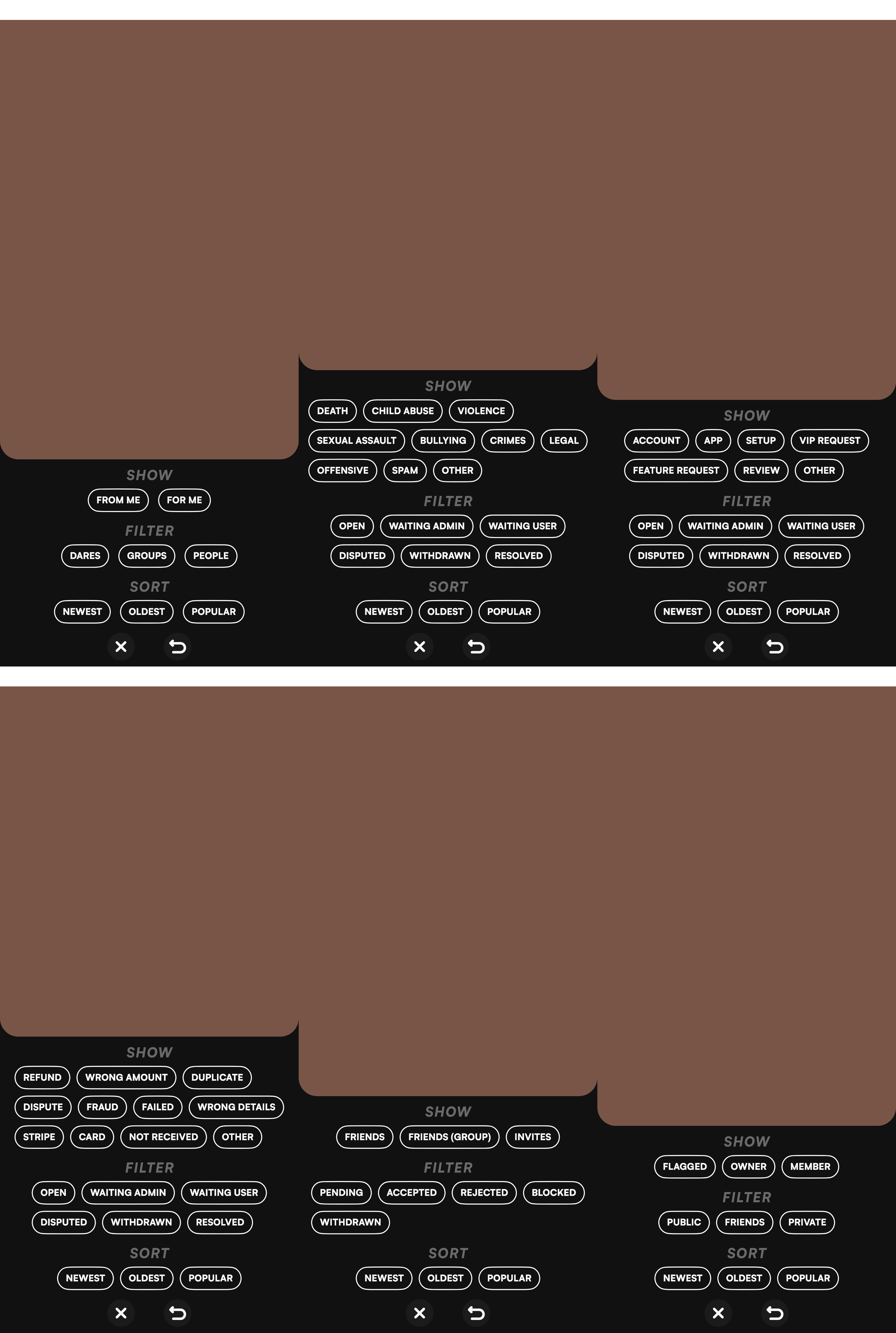 Filter Widget