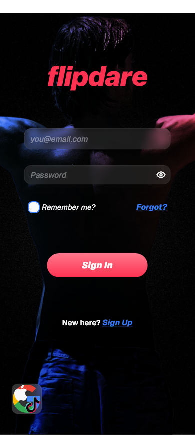 Sign In Screen