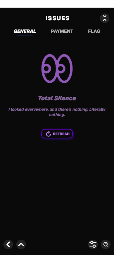 Issues Screen