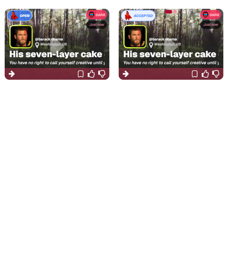 Dare Feed Tile