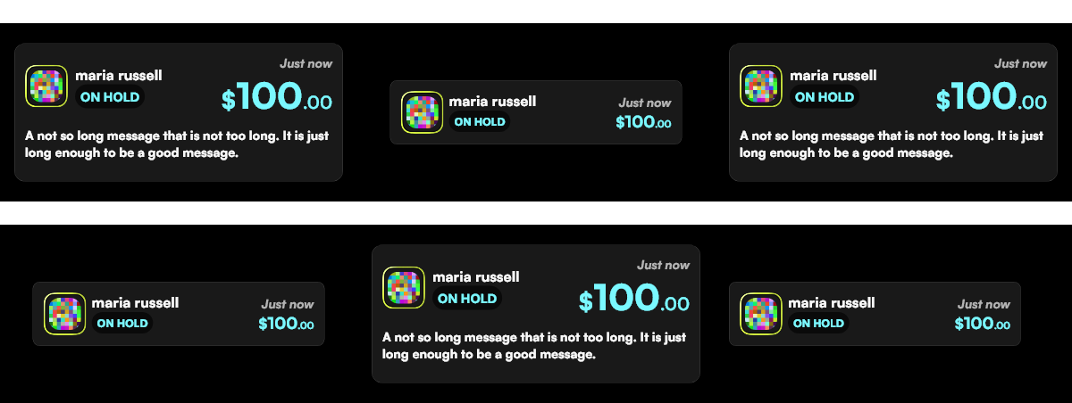 Pledge Payment Tile